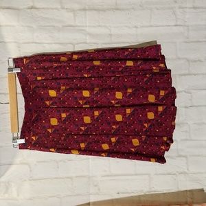 NWOT-Lularoe Madison pleated skirt with pockets